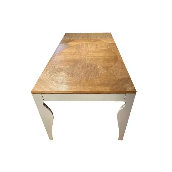 Extendable table with inlaid oak top, Betamobili image