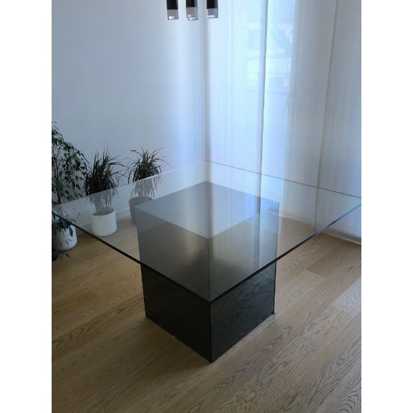 Blok glass table by Nanda Vigo, Acerbis  image