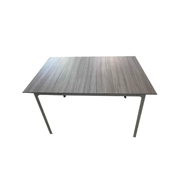 Dot rectangular table in metal and wood, Calligaris image