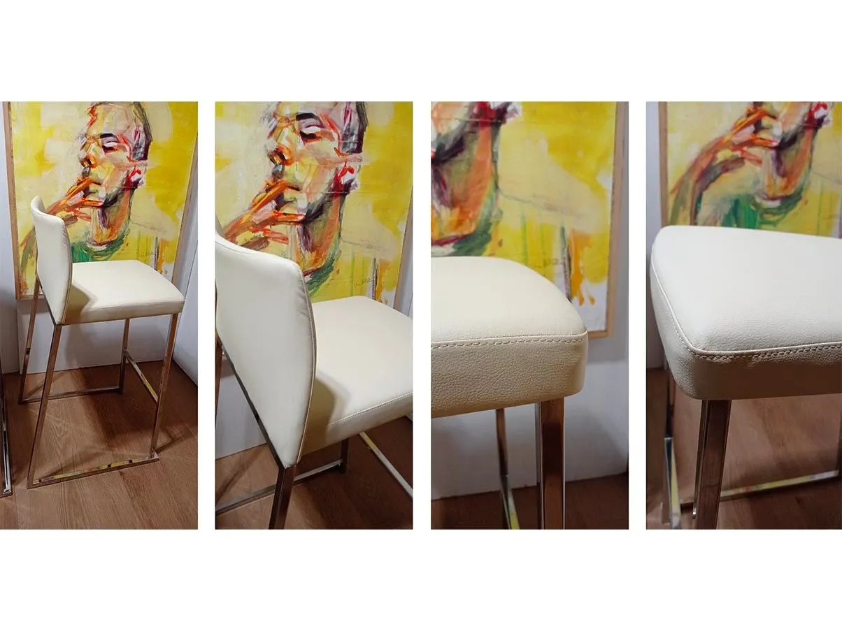 Set 3 Sgabelli modello 912 di Martin Ballendat in acciaio, Tonon 7