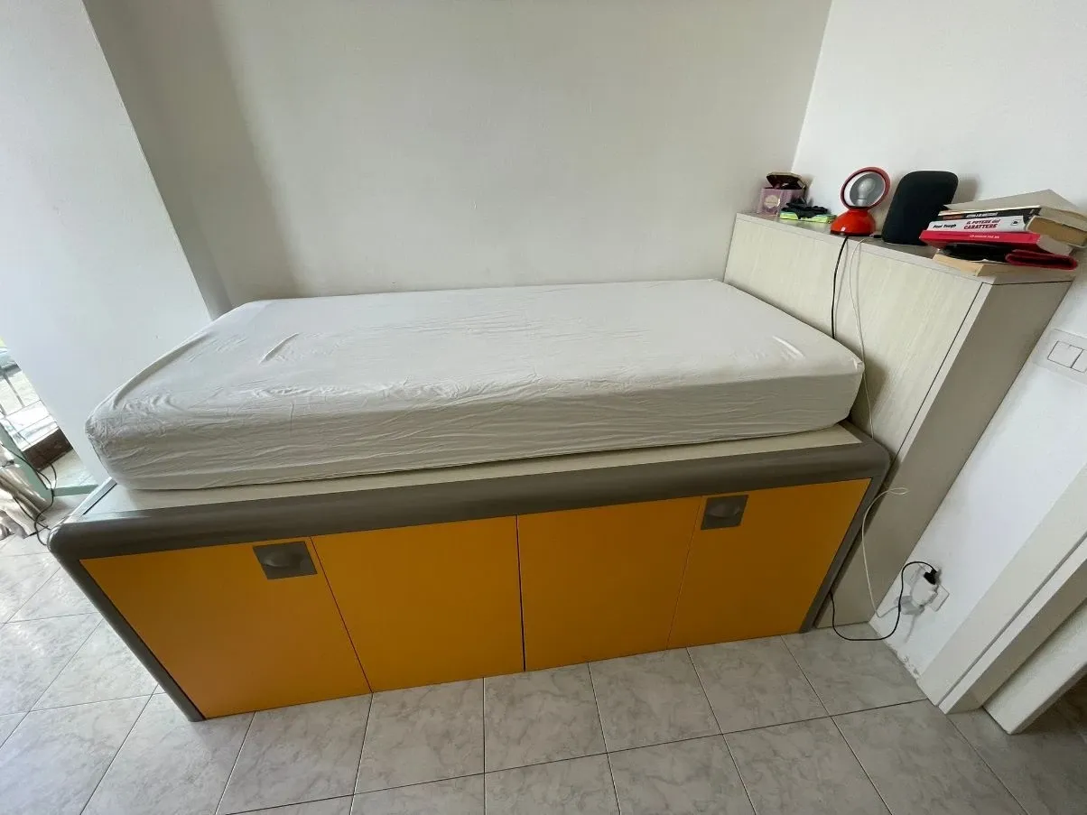 Single bed in oak, Tumidei 2