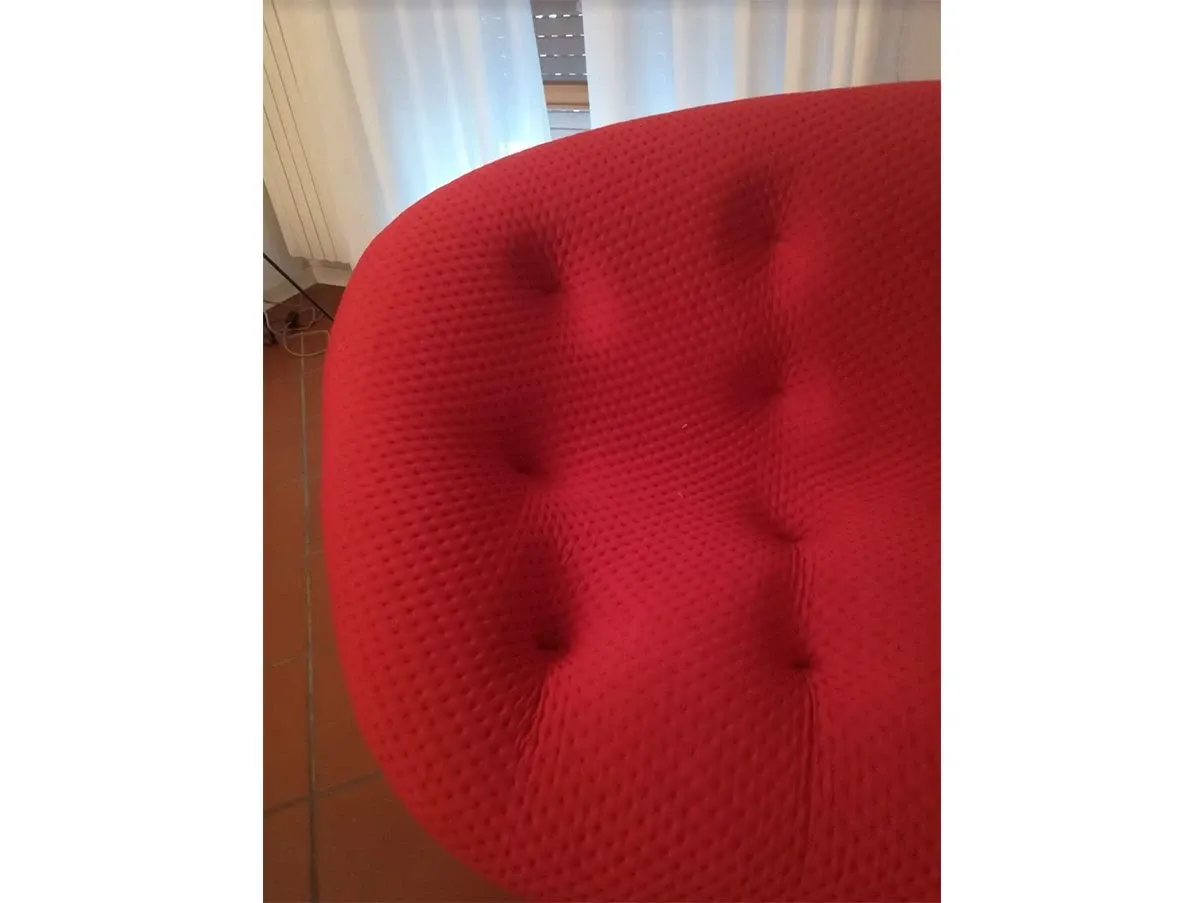 Divano 4 posti Ploum High Back tessuto (rosso), Ligne Roset 2