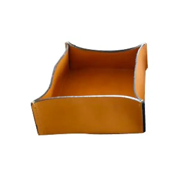 Small T4 tray in natural leather, Poltrona Frau image