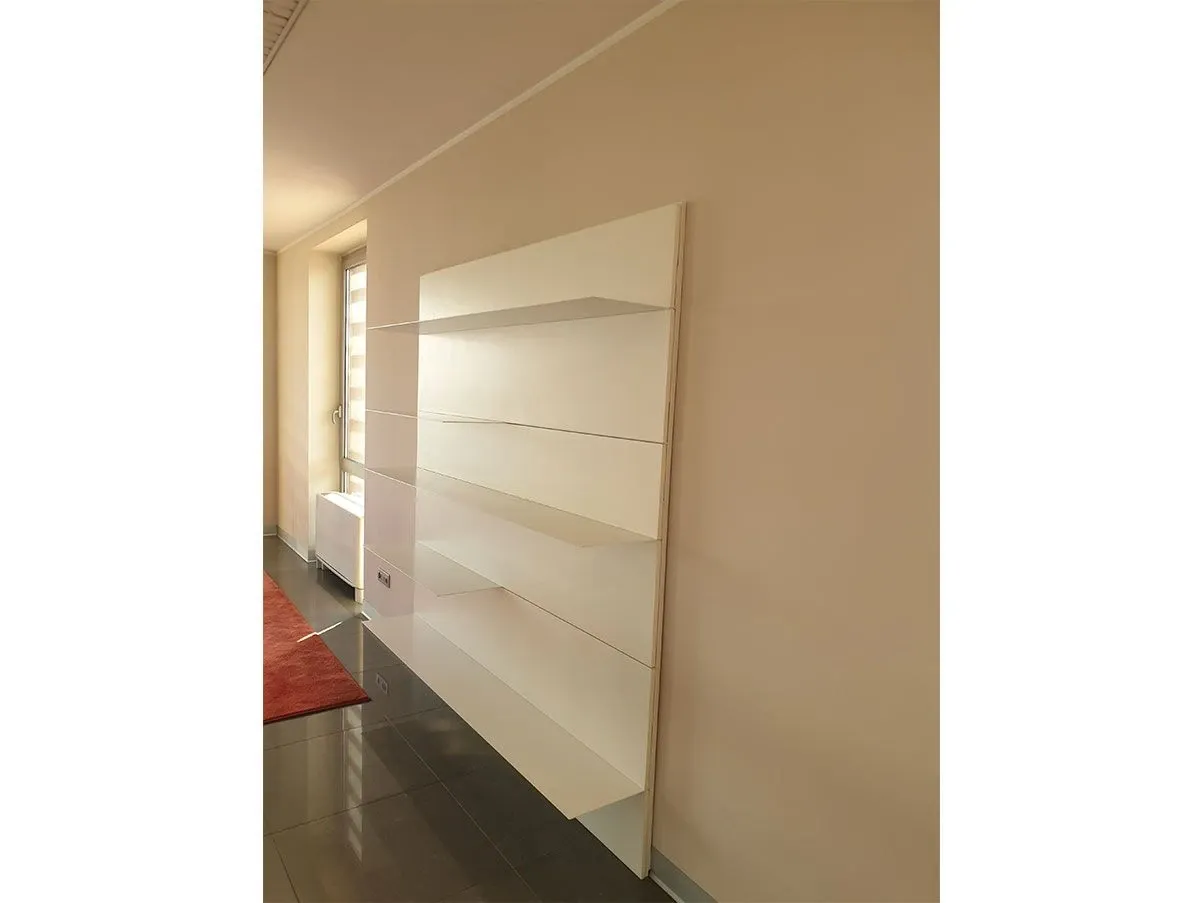 Libreria Load It con mensole in acciaio verniciato (bianco), Porro 7