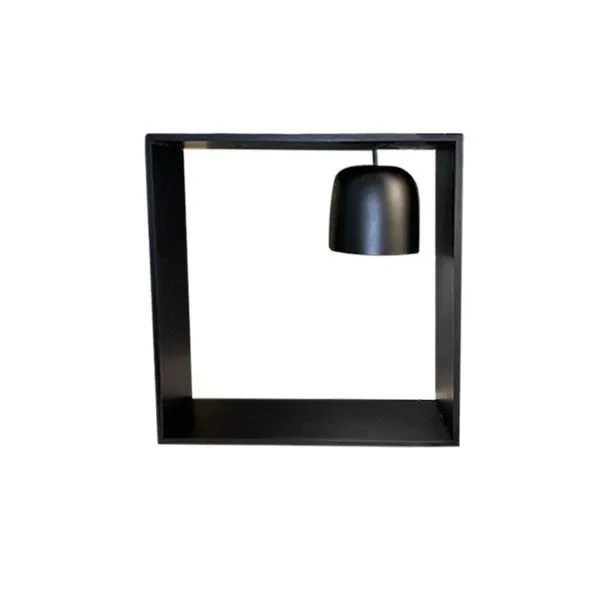 Gaku Wire table lamp by Nendo in wood (black), Flos image