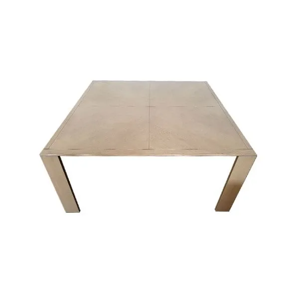 Capital square table in bleached oak wood, Ultom image