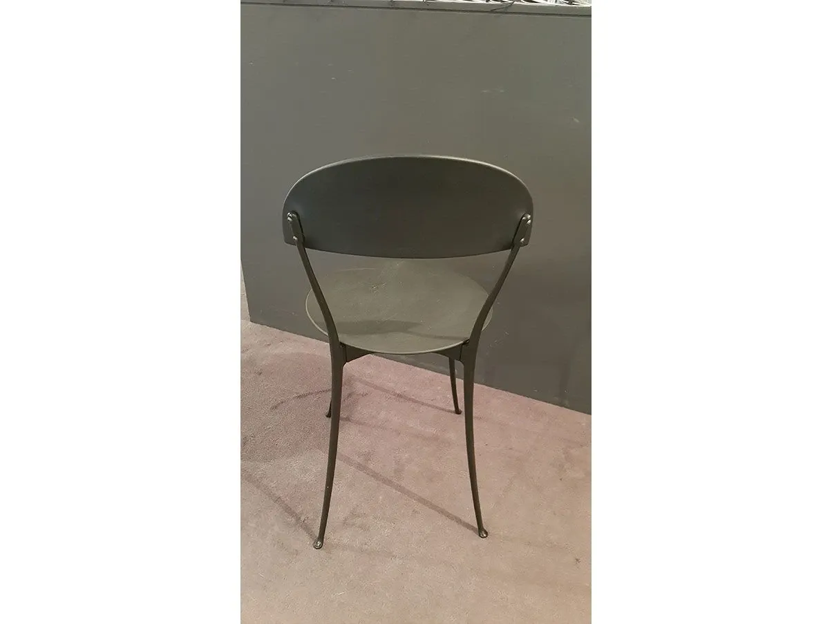 Tonietta chair by Enzo Mari in polypropylene (black), Zanotta 