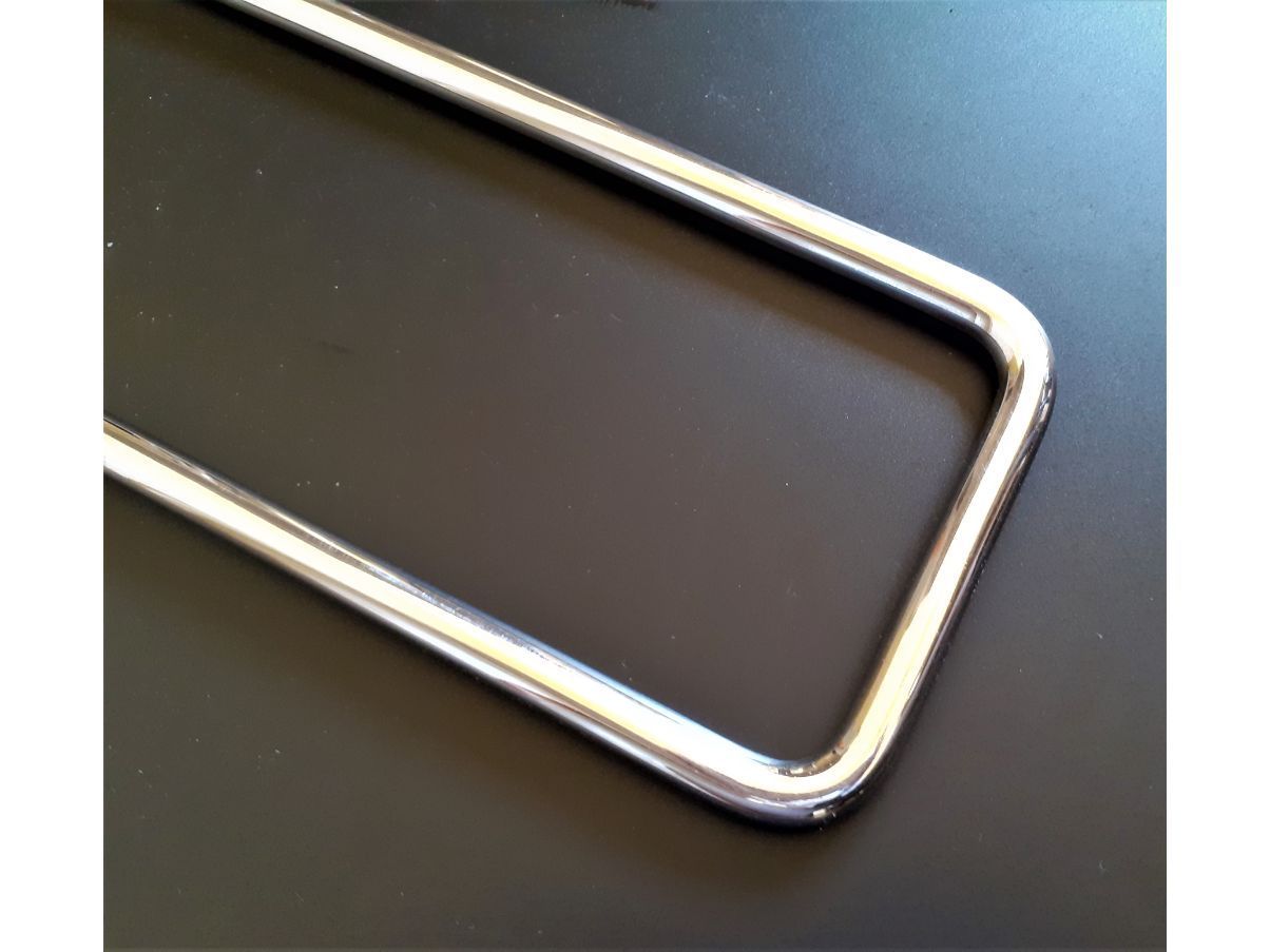 Vintage towel rack in chromed steel (1970s)