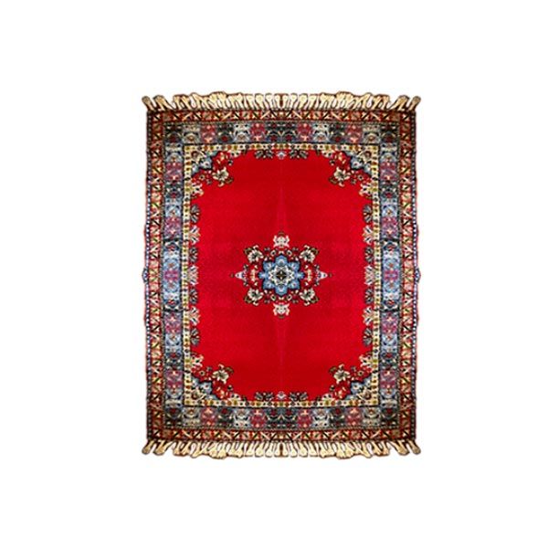 Tappeto Marocco vintage in lana rosso