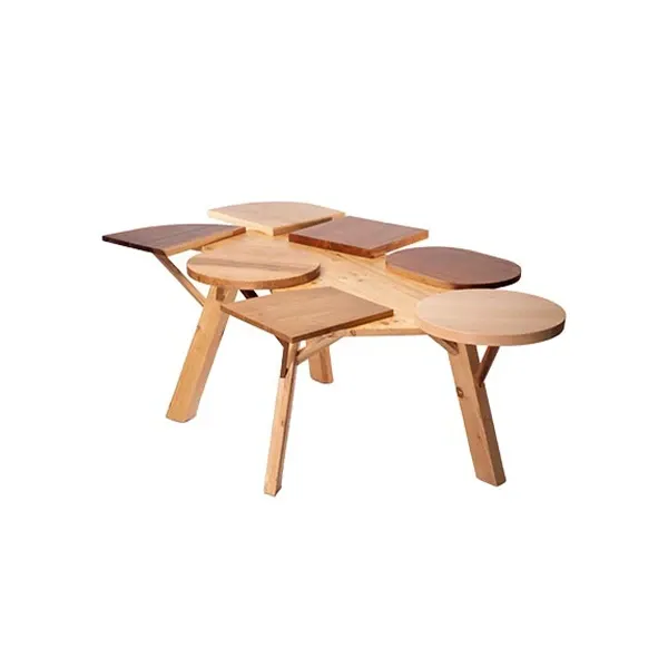 Rico table in wood with irregular top, Home Living image