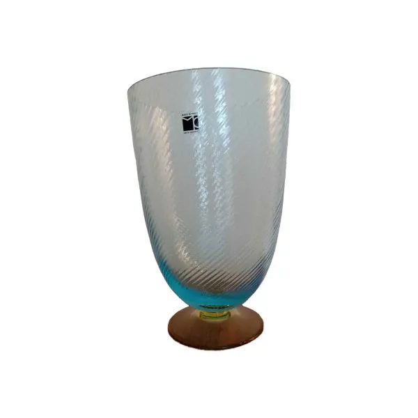 Blown Murano glass vase, Carlo Moretti image