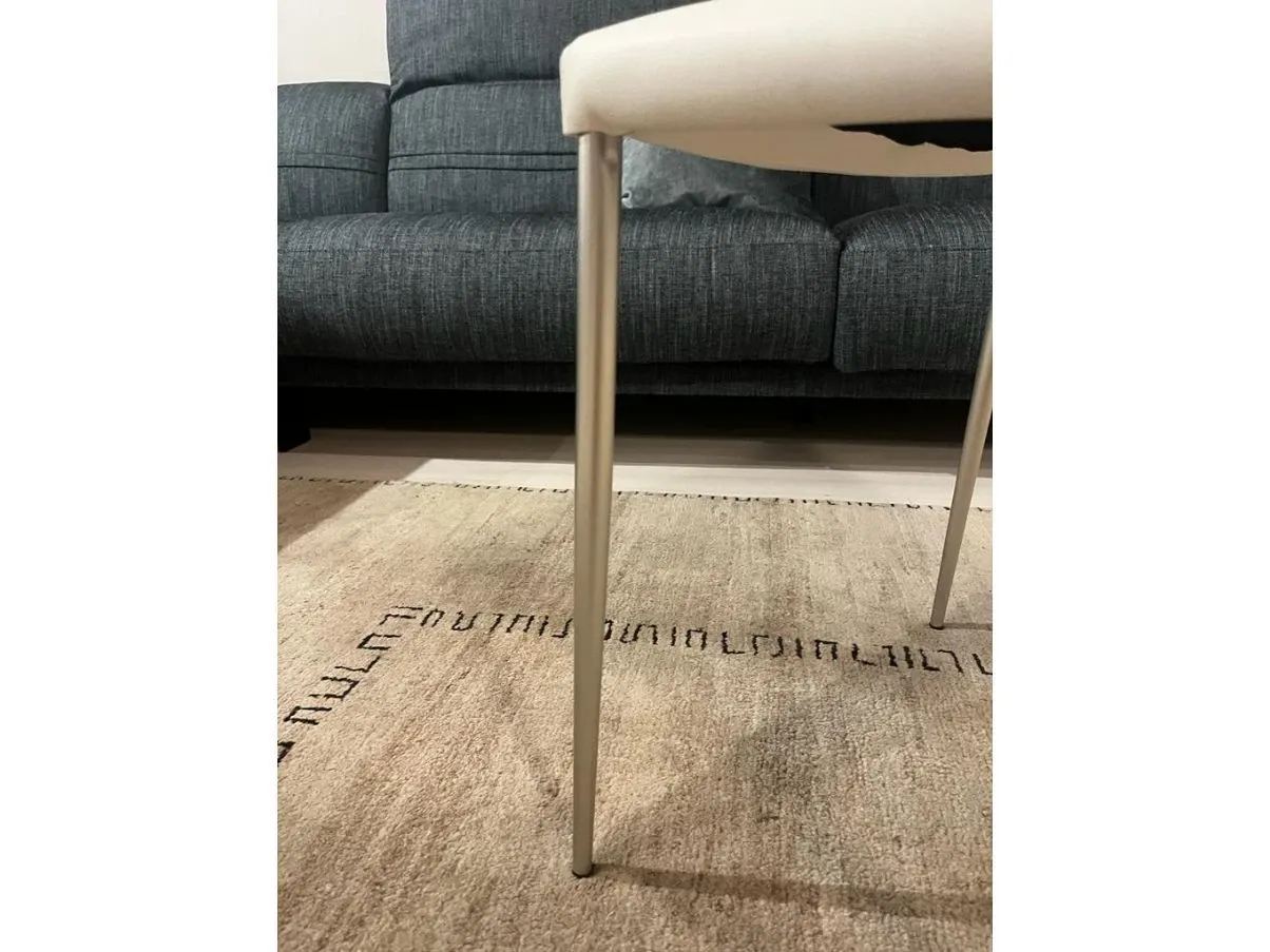 Minnie chair in eco-leather, Stones 6