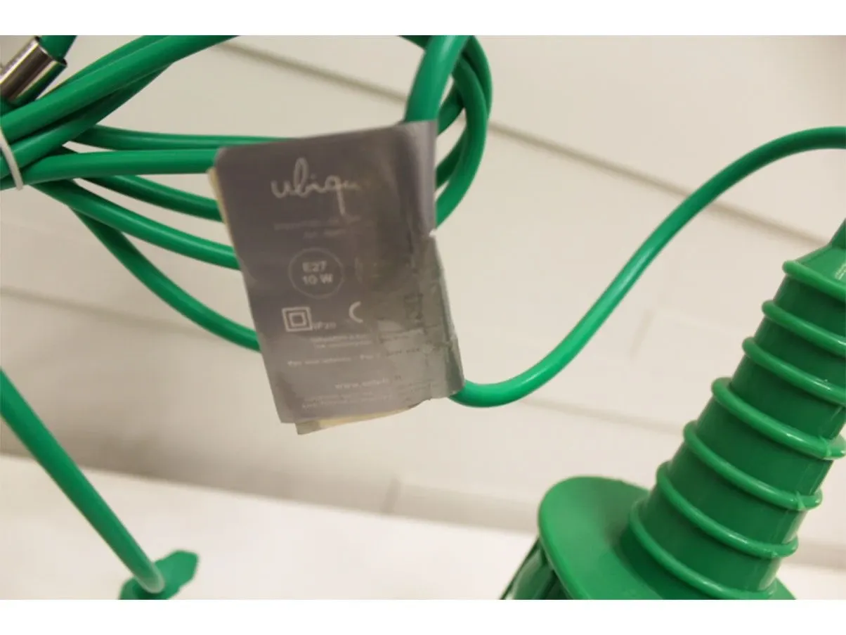 Lampada a sospensione e tavolo Ubiqua (verde), Seletti 2