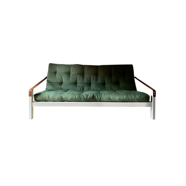 Poetry sofa bed in pine wood (green) 2
