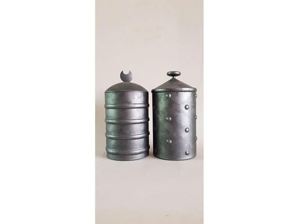 Set 2 containers Kalistò 2 and Kalistò 3 in aluminum, Alessi 3