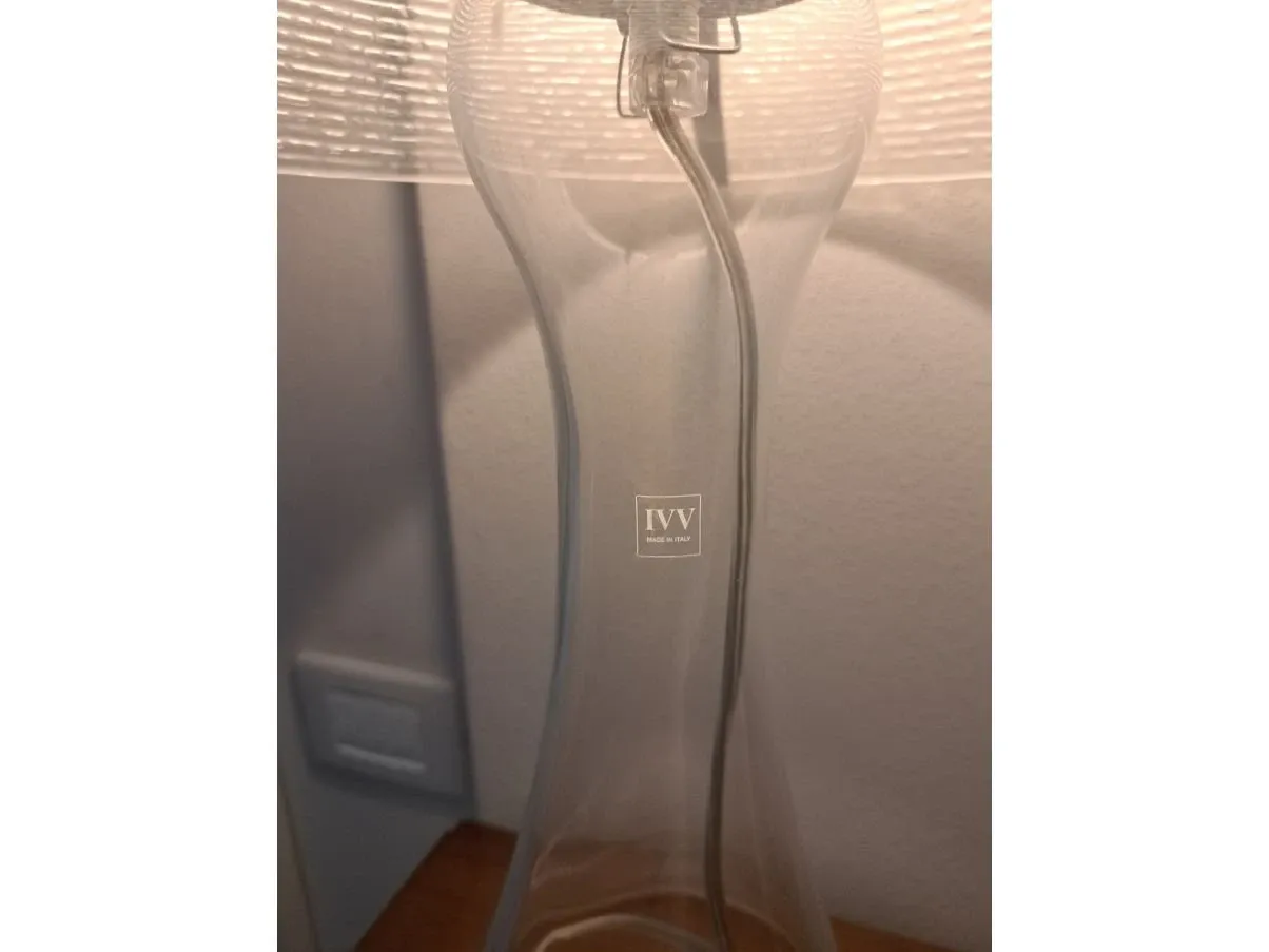 Lampada in vetro trasparente 2