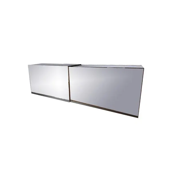 Volare modern sideboard in mirrored glass, Team By Wellis image