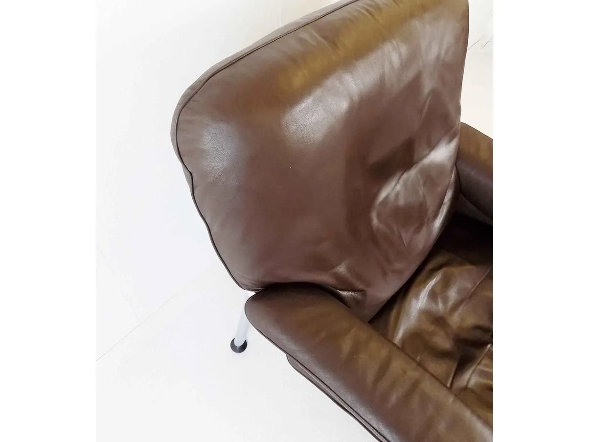 Poltrona Kangaroo di Hans Eichenberger in pelle 3