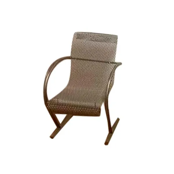 Sing Sing chair by Shiro Kuramata in steel mesh 2