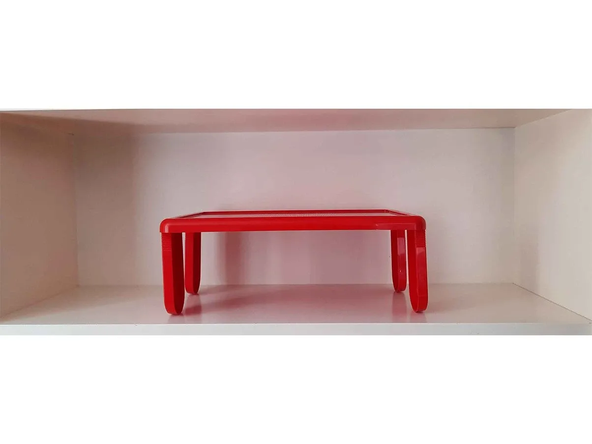 Tray by Pino Spagnolo plastic material (red) 