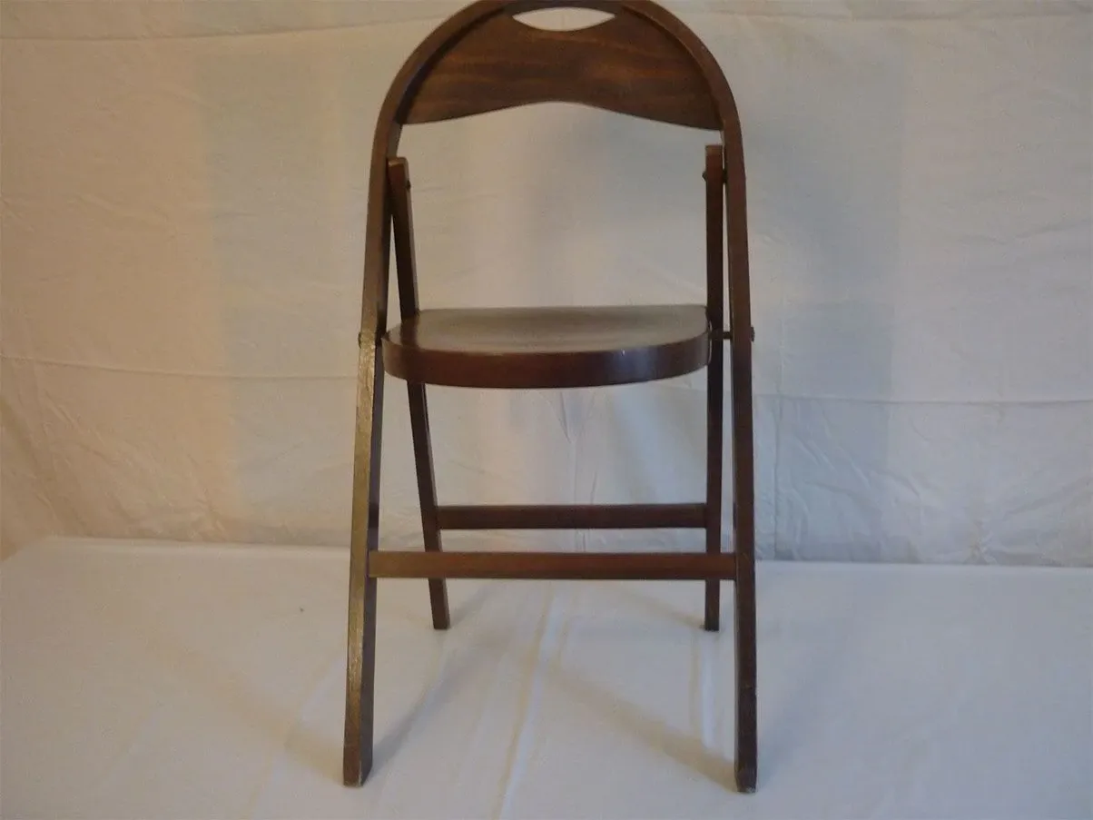 Set 6 sedie pieghevoli B751 legno noce (anni '80), Radomsko 3