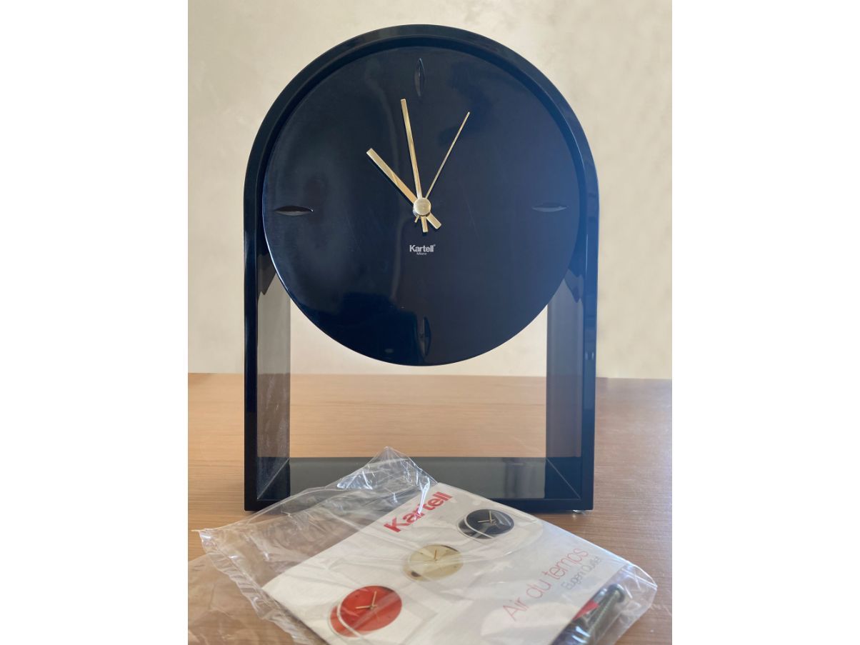 KARTELL orologio da tavolo AIR DU TEMPS (Nero - Tecnopolimero