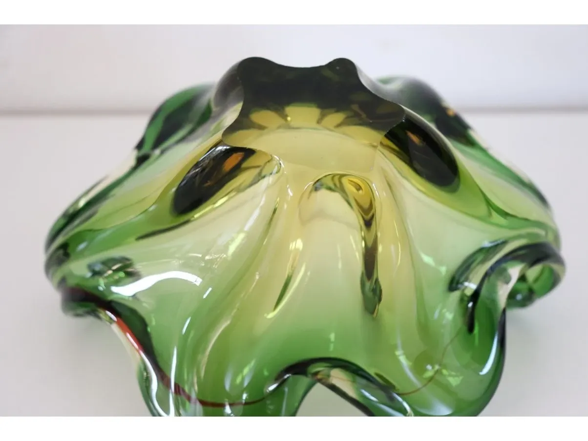 Vintage Murano Glass Centerpiece by Flavio Poli 4