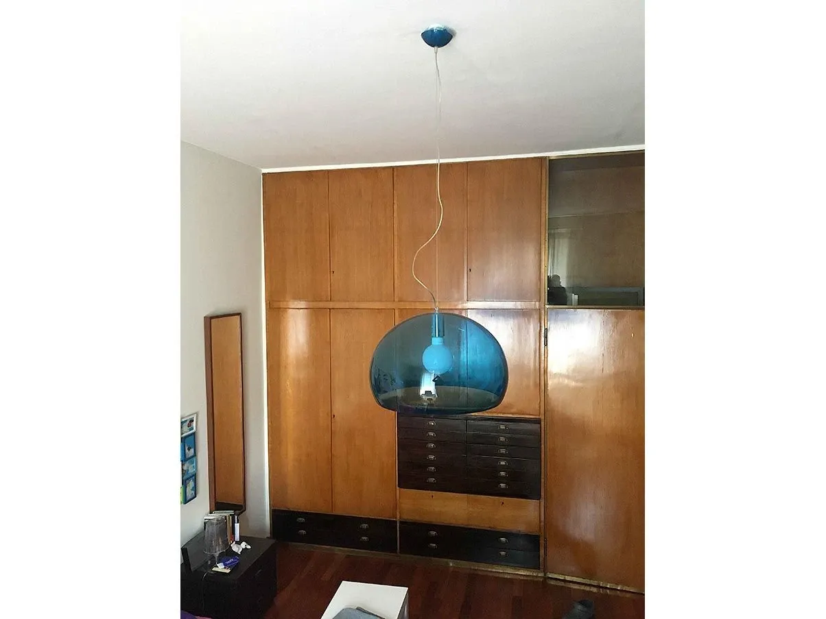 Lampada a sospensione FL/Y materiale plastico (blu), Kartell 3