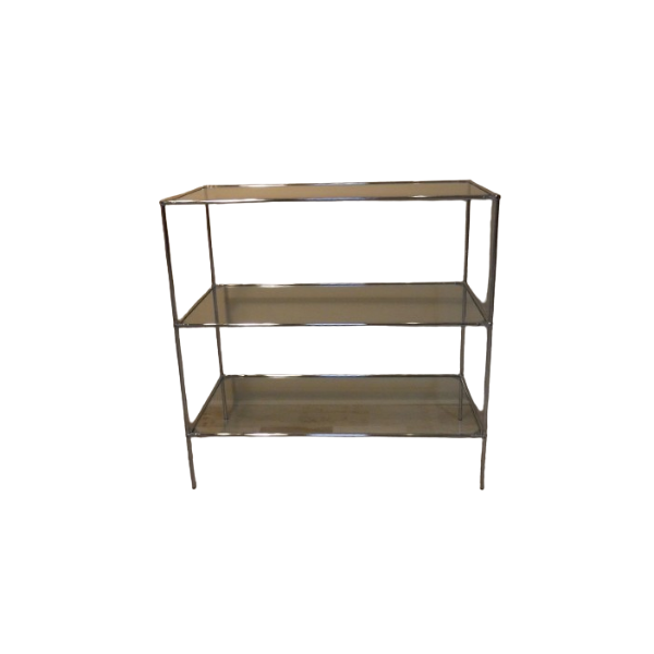 Glass and steel bookcase by Poul Cadovius (60s), Poul Cadovius image