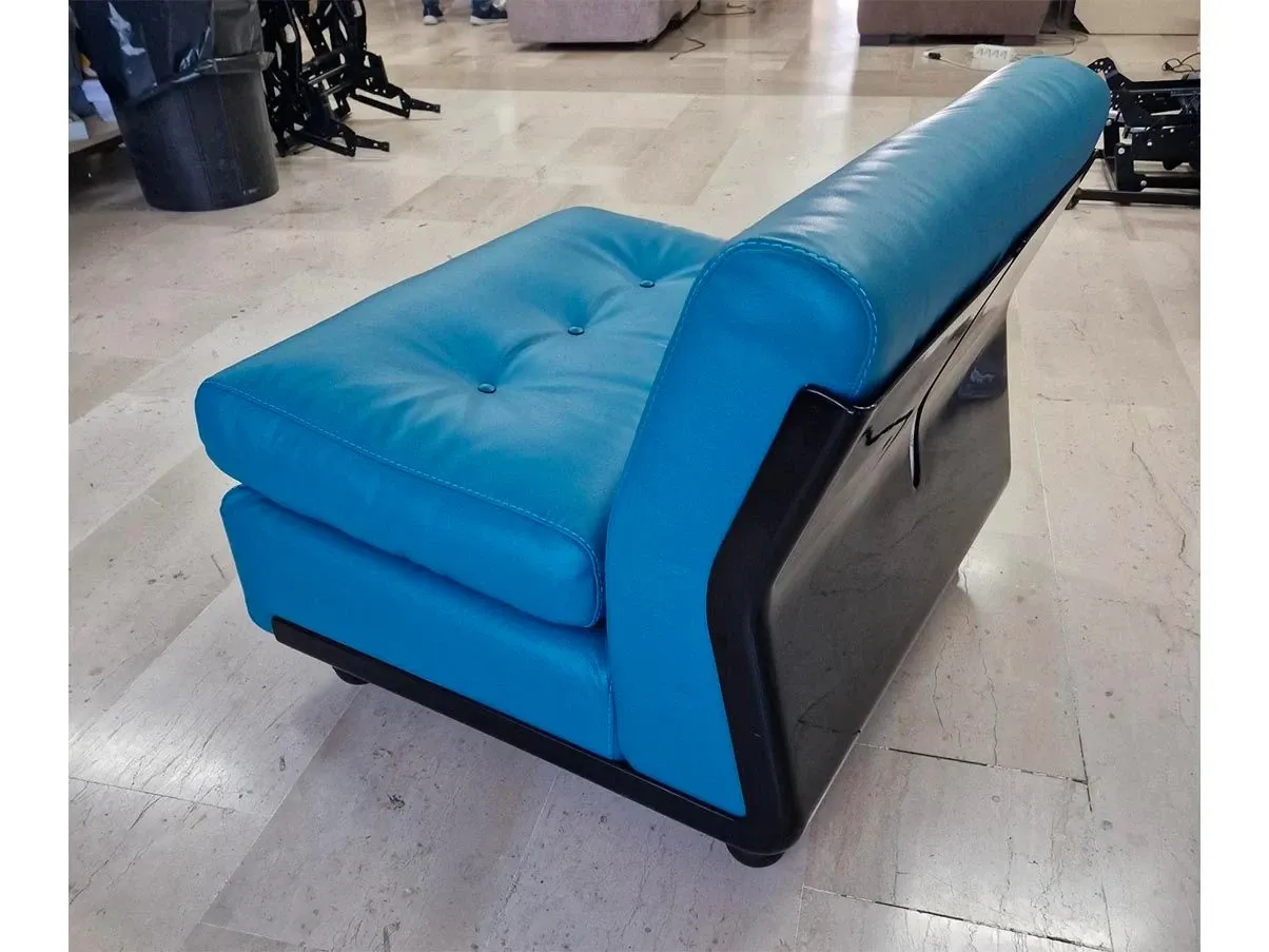 2er-Set Amanta Sessel von Mario Bellini aus Leder 4