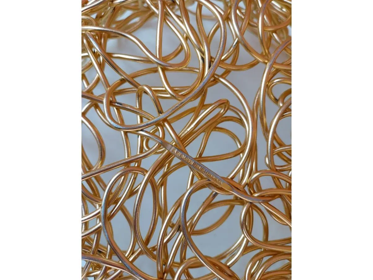 Nuvem centerpiece in anodized aluminum 1