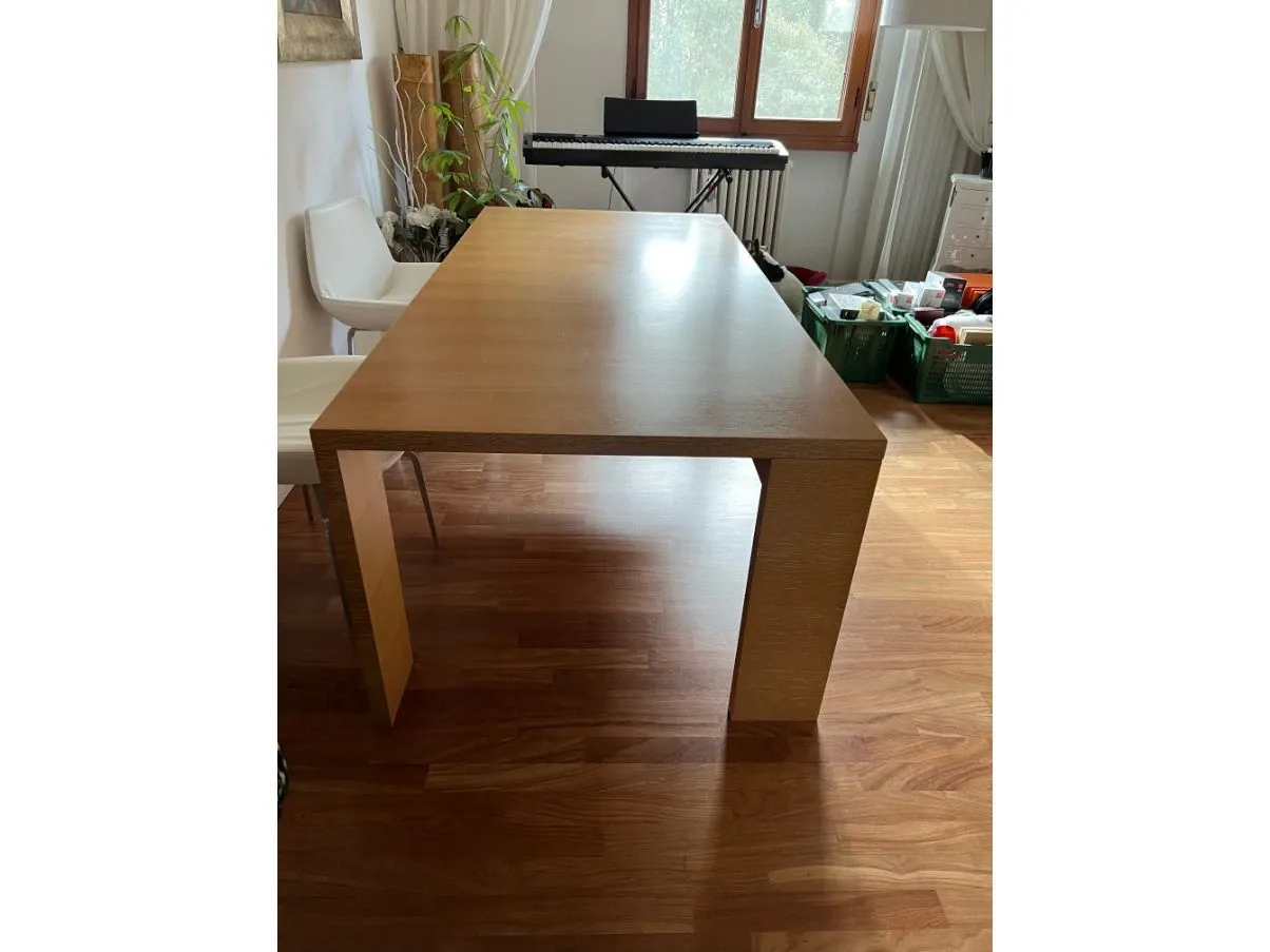 Tavolo rettangolare Apta in legno di rovere, B&B Italia 3