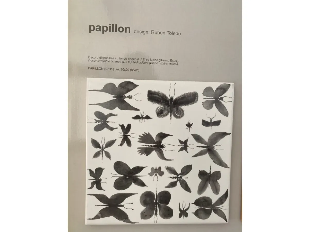 Piastrella di ceramica Papillon, Bardelli 3