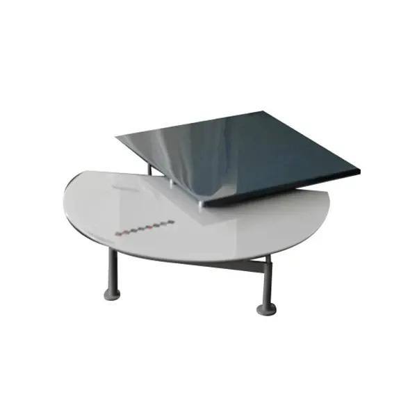 G42 coffee table in chromed steel (gray), Saporiti Italia image