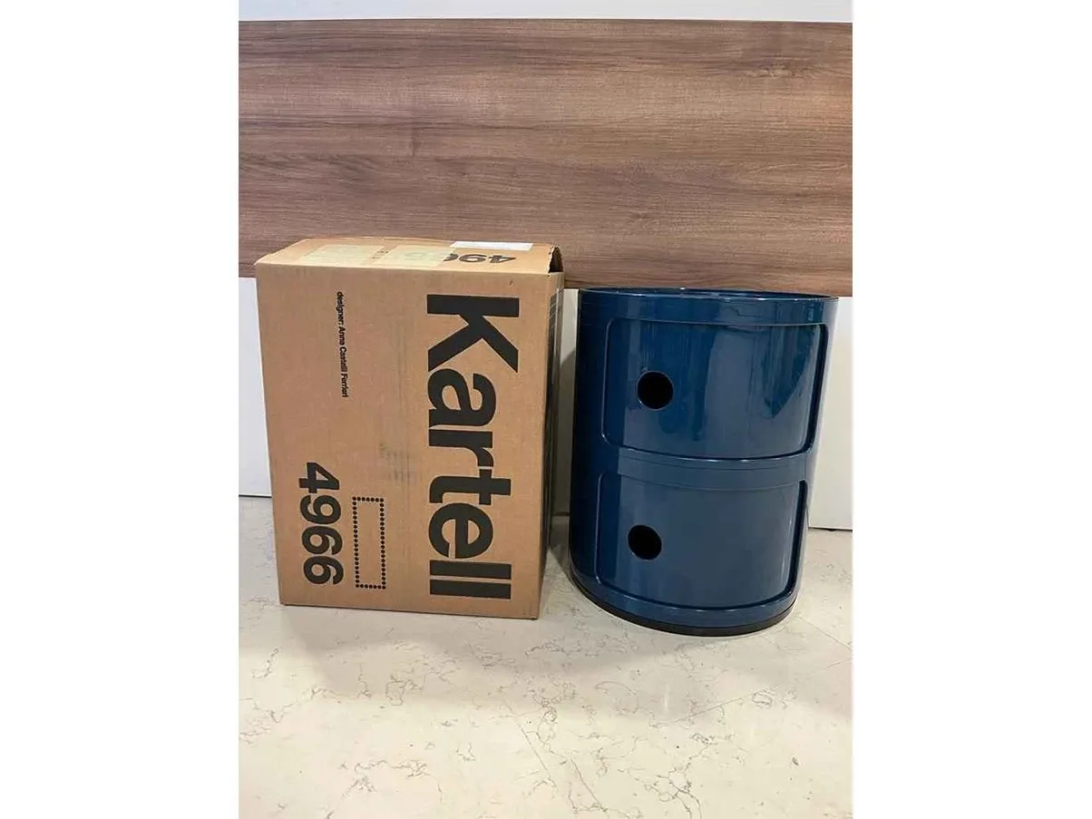 Modularer Kunststoff Rollcontainer blau 3