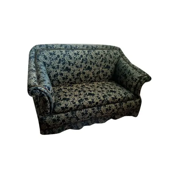 Blanco 2-seater rigid sofa in damask fabric image