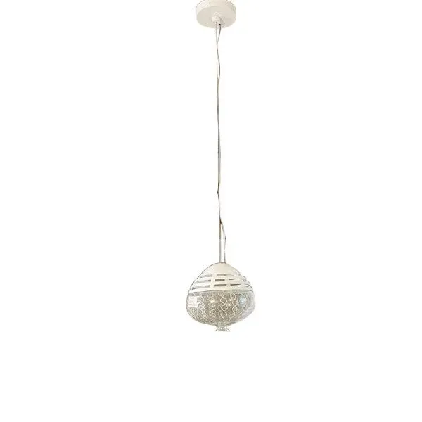 Invero suspension lamp 214 LED white zanfirico glass, Artemide image