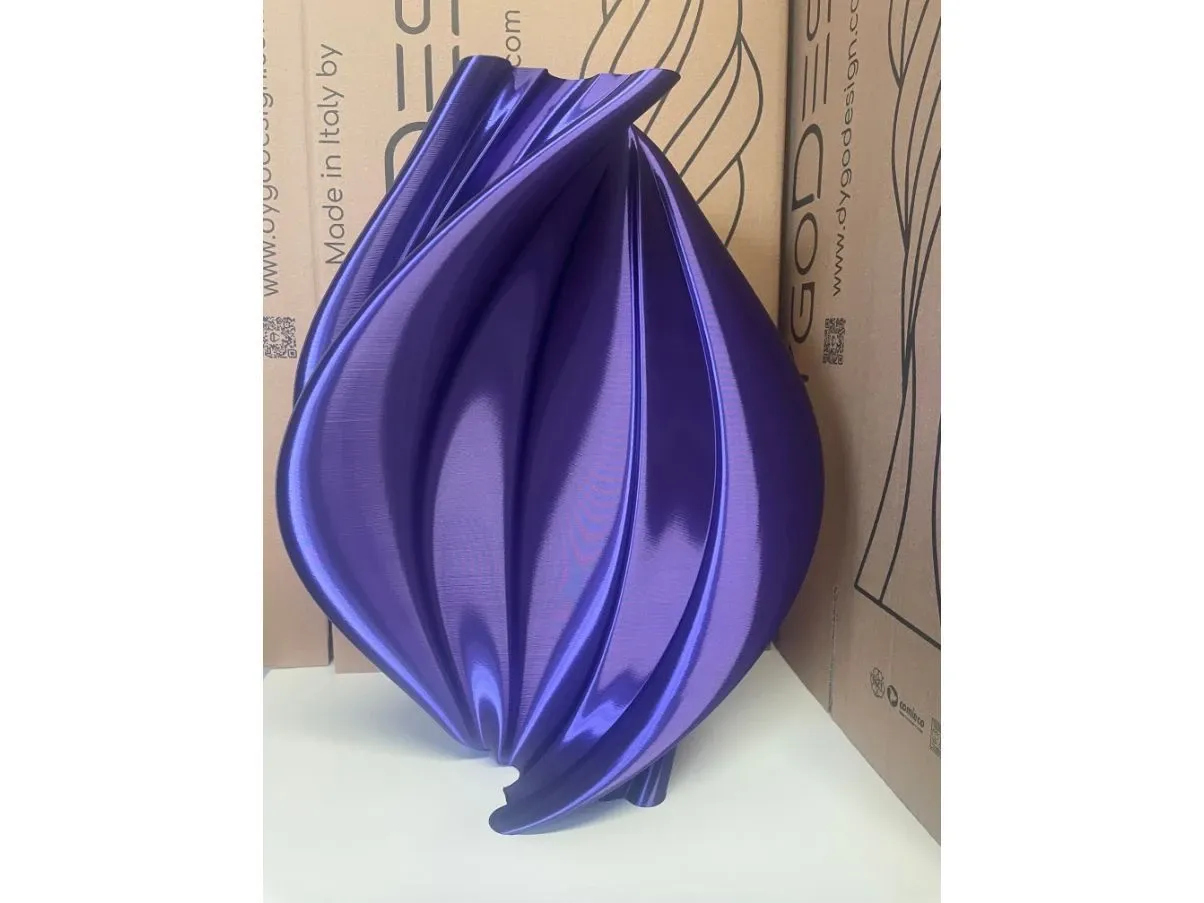 Purple Damocle sculpture vase, DygoDesign 5