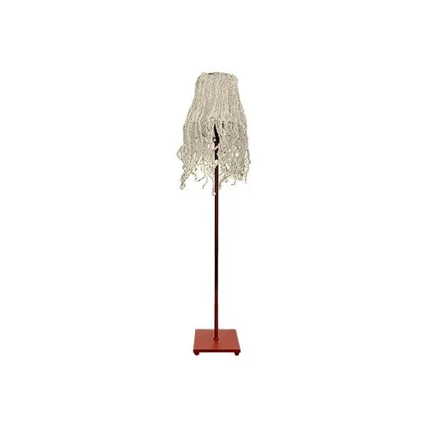 Lampada da tavolo in perline di cristallo (trasparente), Patrizia Garganti 