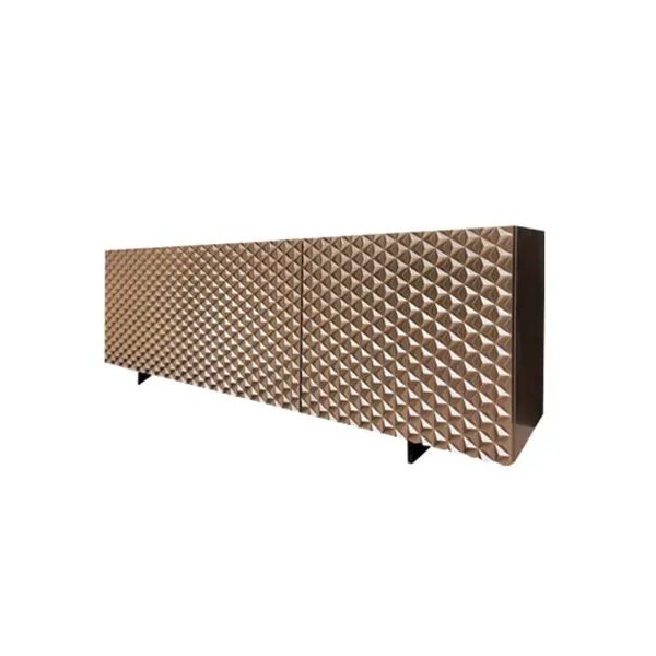 Royalton sideboard in wood and polyurethane (silver), Cattelan Italia image