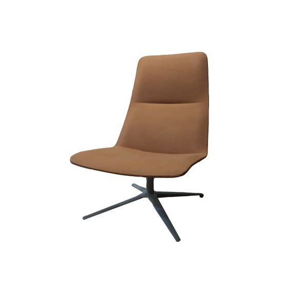 Slim Lounge High swivel armchair - 817 (brown), Alias image