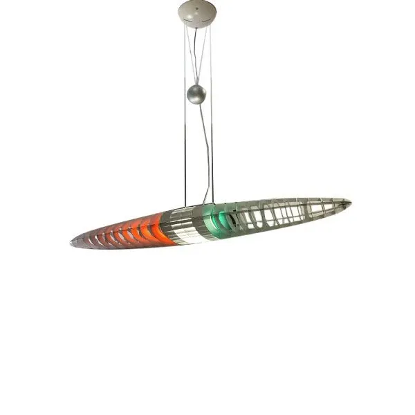 Titania D17 pendant lamp multicolored filters, Luceplan 1