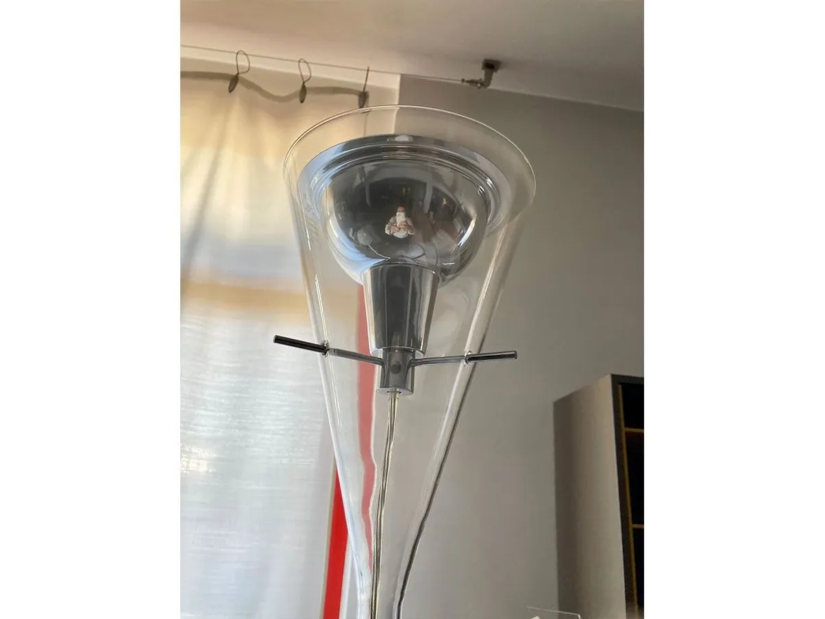 Lampada da terra Flûte Media vetro (trasparente), FontanaArte 3