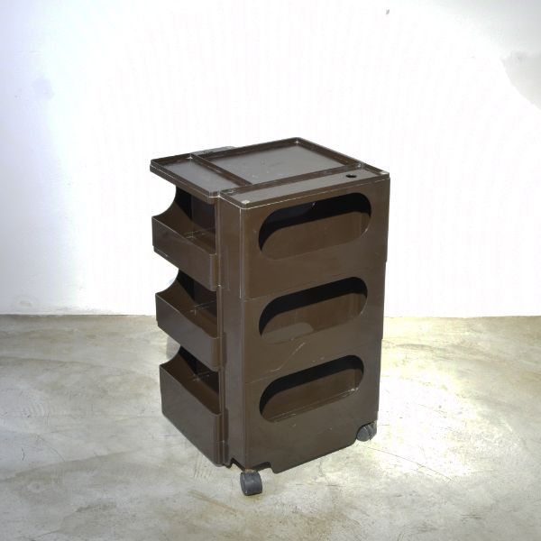Brown Boby container trolley by Joe Colombo (70s), Bieffeplast image
