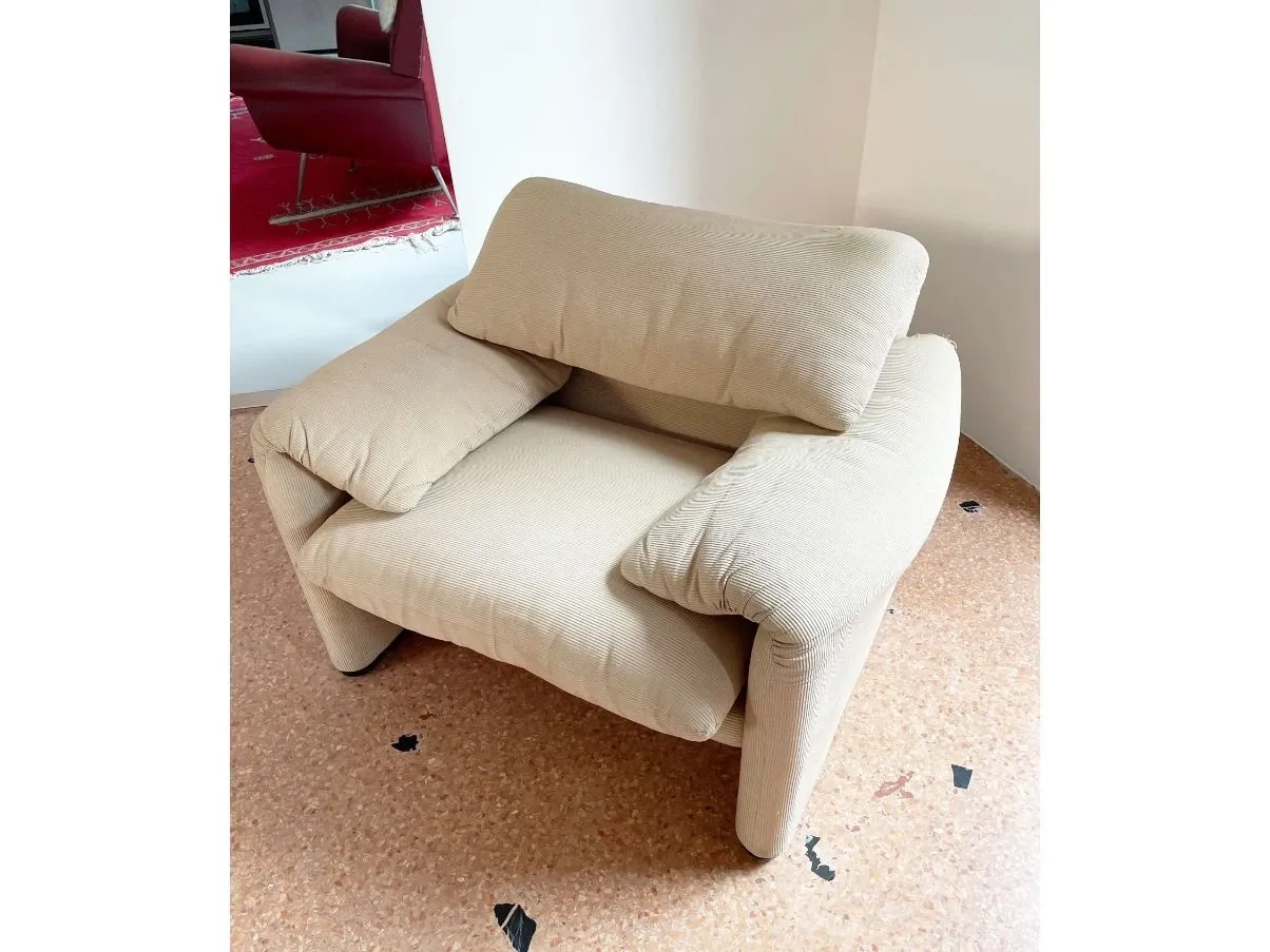 Poltrona Maralunga vintage (anni'80), Cassina 6