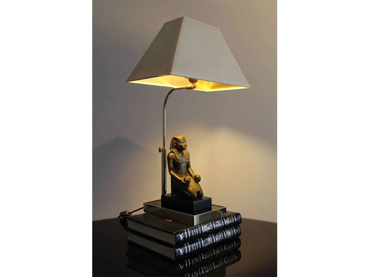 Lampada da tavolo Pharaoh in stile Hollywood Regency 6