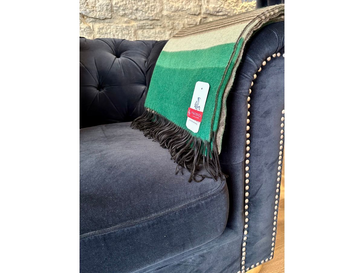 Plaid in seta e cashmere, Piacenza 1733 Main