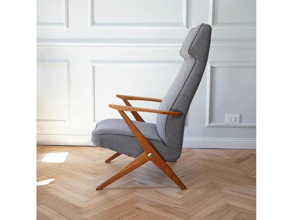 Triva armchair in teak wood (1950s), Nordiska Kompaniet 4