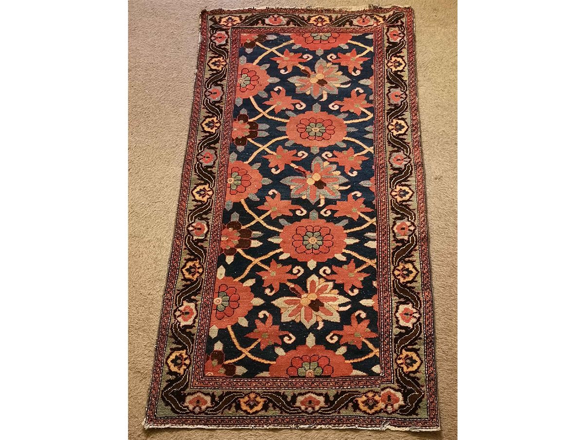 Vintage Persian Kashan carpet in wool ( '900)