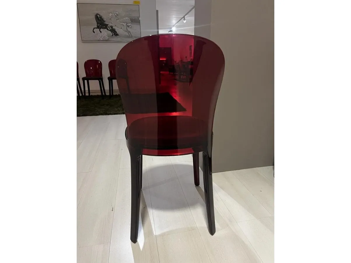 Set 4 sedie Murano Vanity rosse, Magis 7